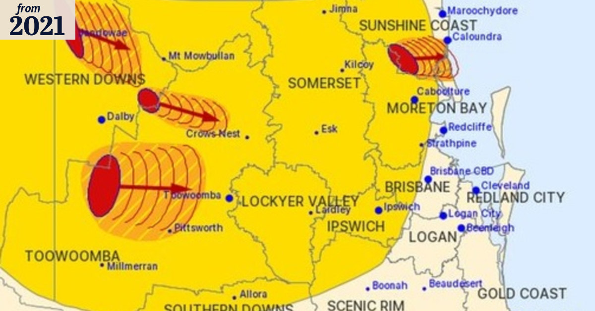 Severe storm warning issued as large hail, heavy rain threat looms