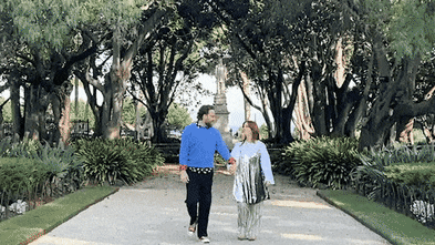‘My first thought was how gorgeous she looked’: from Insta DMs to real-life romance in Rome