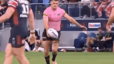 You’re not seeing things – Nathan Cleary has got funky with his kicking