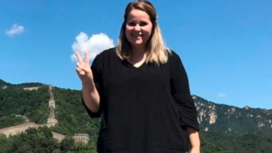 Alyssa Petersen was detained late last month in China.