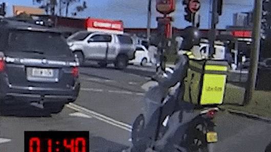 Scooter bandits tackle delivery rider in ‘brazen’ daytime robbery