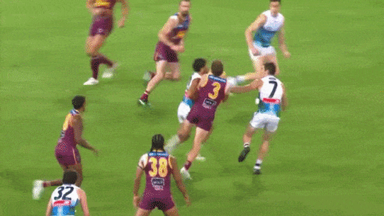 Shaun Mannagh kicks a miracle goal out of the air. 