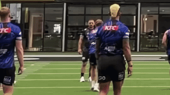 Matt Burton has caught the attention of the NFL again, this time with a kick at Las Vegas Raiders’ HQ.