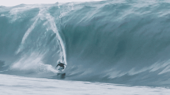 Jack Robinson at Teahupo’o in August.