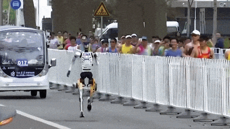 Humanoid robots race past humans in Beijing half-marathon
