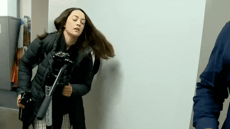 Watch: Hanson and senior staffer clash over ejecting ABC journalists