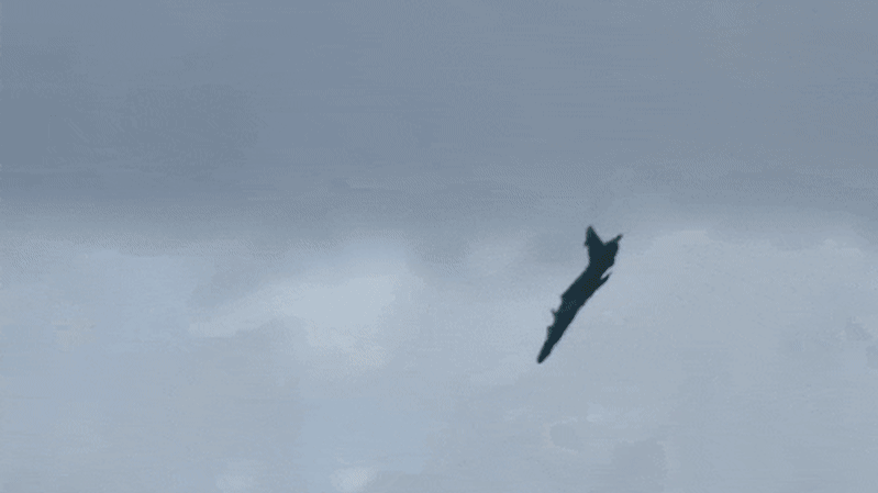 Close call for pilots and homes as RAF jet loses control and crashes