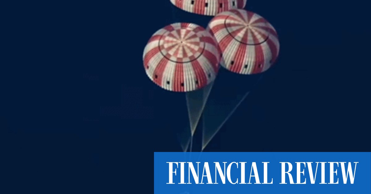 Watch live: The Artemis II capsule’s four-member crew is in good health after splashing down in the Pacific Ocean following a 10-day space voyage.