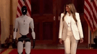 Melania Trump and robot Figure 03.