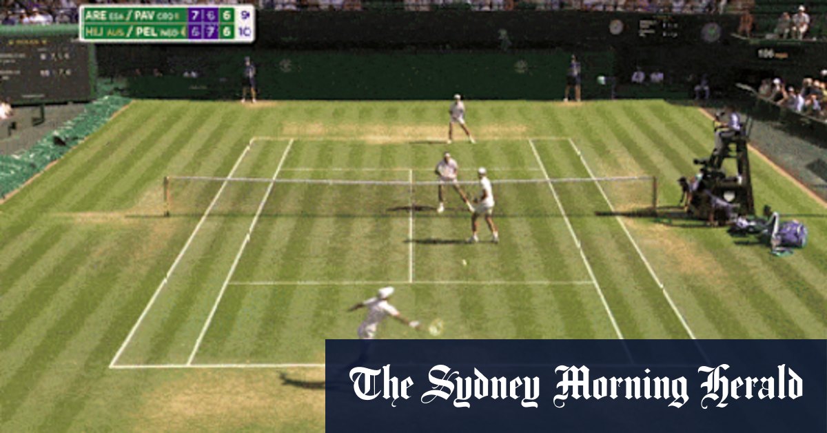 This Australian almost missed out on playing doubles. Now he’s into the Wimbledon final