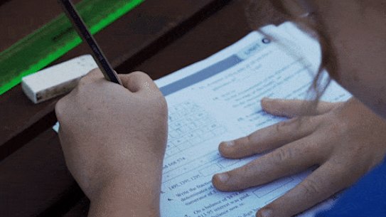 Homework GIF for Sun Herald