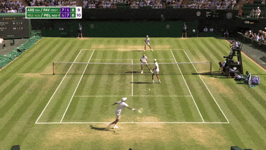 Rinky Hijikata and David Pel win through to the 2025 Wimbledon doubles final in style.