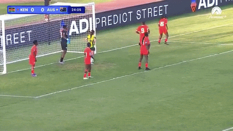 Kerr scored her 75th goal for Australia. It couldn’t have been easier