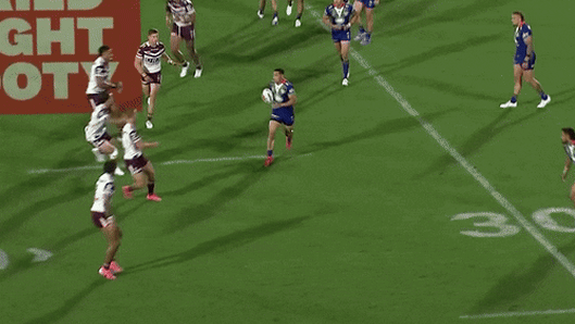 The tackle that led to Daly Cherry-Evans’ back spasms.