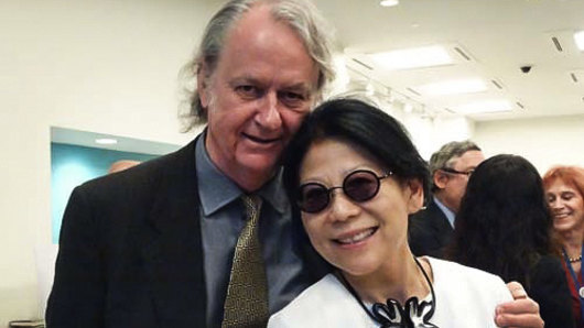 Sheri Yan and her husband Roger Uren.