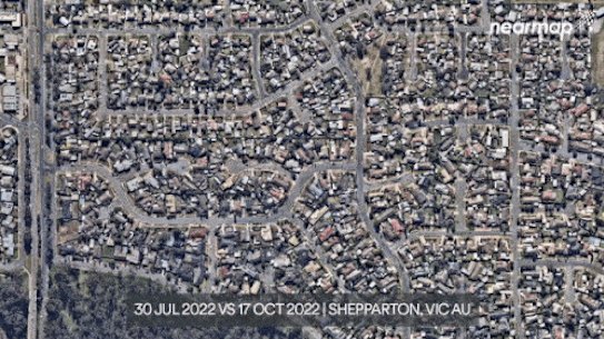 Nearmap Victoria floods.