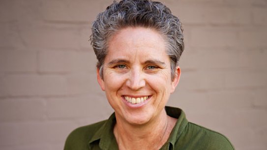 Retired English teacher Alison Myers had to describe a sex scene involving two men and several women in her first job as an audio describer.