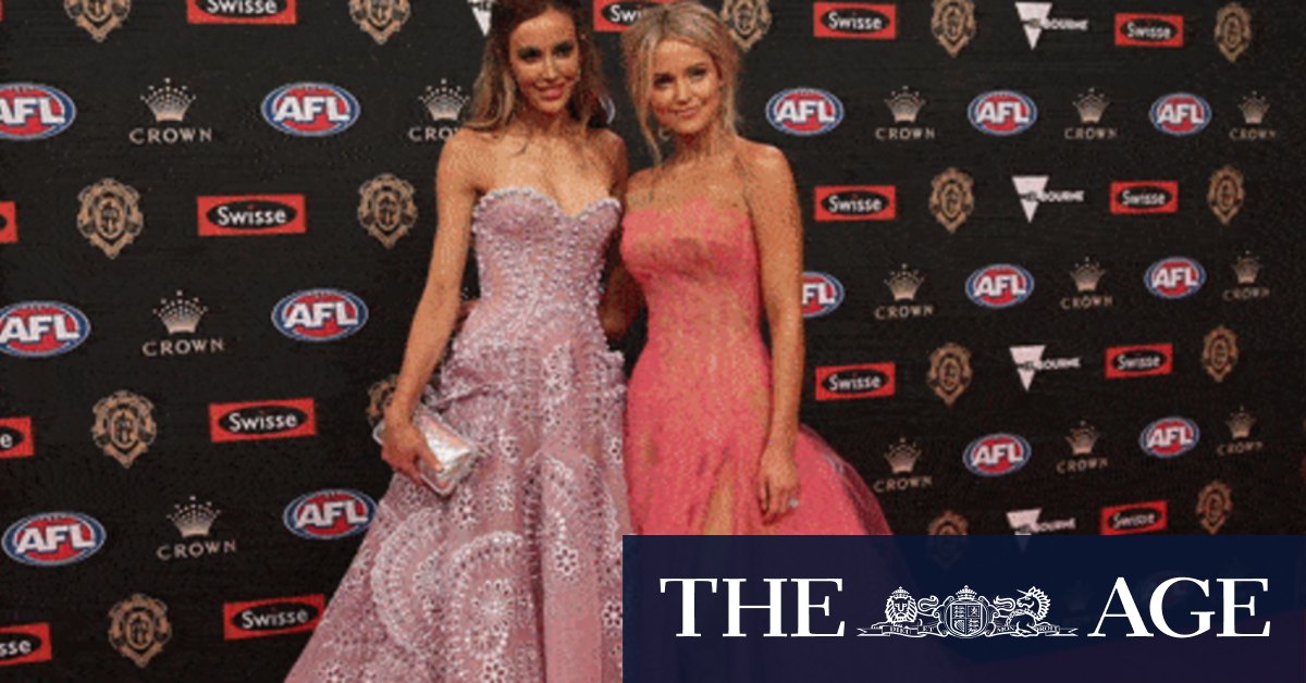 Brownlow red carpet 2022 How much is a viral Brownlow dress worth to a