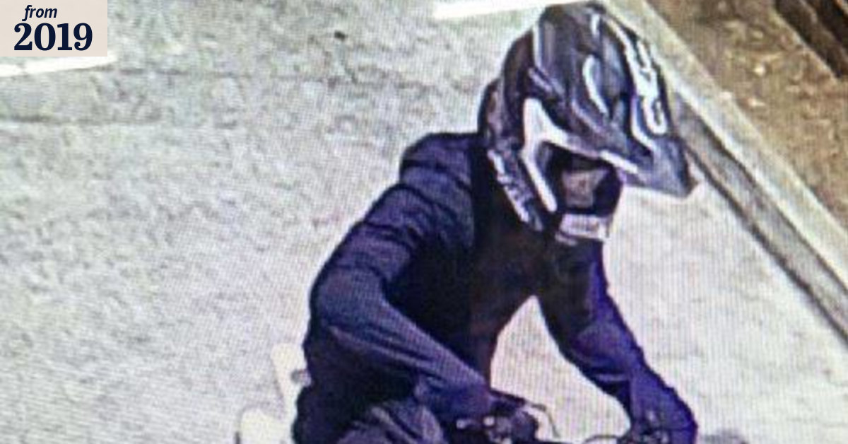 Police on murder case ask, have you seen this mini-motorcycle rider?