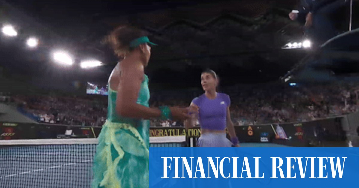 Frosty handshake outshines fashion as Osaka offers apology