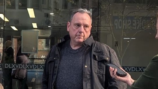 Nicheliving client Richart Hamilton outside the Tribunal.