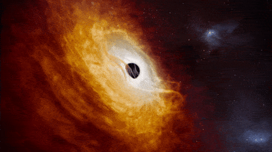 The brightest object in the universe is a sun-eating colossus