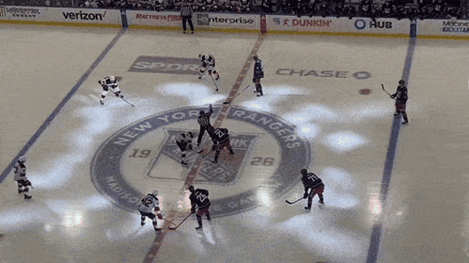 Fight night on ice: All 10 players in mass brawl from opening face-off in NHL