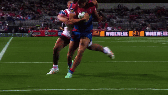 Skills like these make Dom Young attractive to rugby scouts.