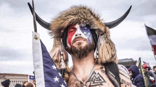 The QAnon Shaman, Donald Trump, and the US Supreme Court.