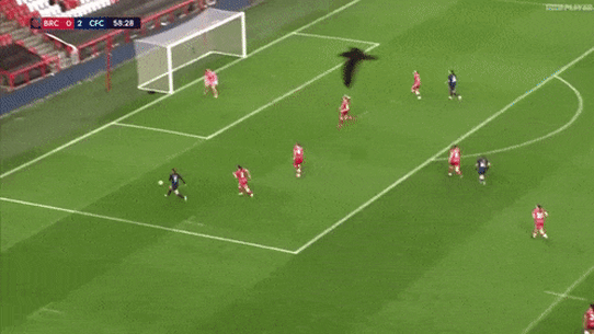 Captain Sam Kerr scores with a header in Chelsea’s 3-0 WSL win over Bristol City on Sunday.