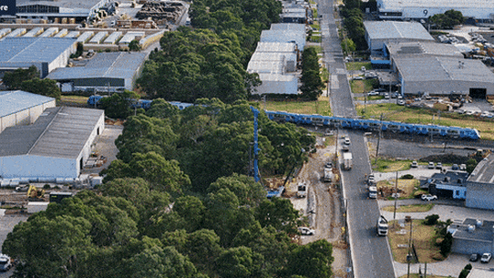 Level crossing slider GIF.