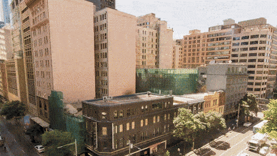 Gadigal metro station near Town Hall.