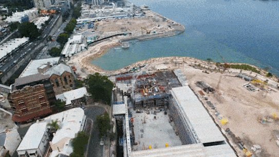 Barangaroo precinct development.