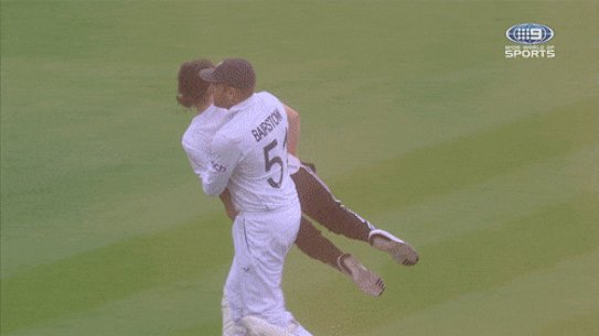 Jonny Bairstow carries off a Just Stop Oil protestor.