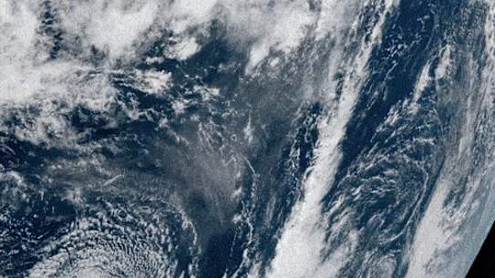 Waves from the volcano blast travelled around the globe four times.