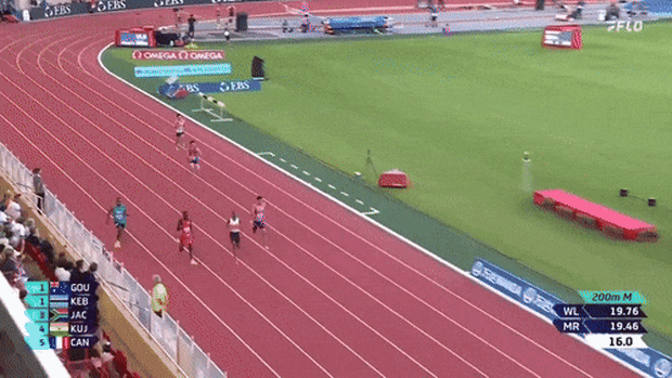 Gout Gout wins his race but misses a record into a strong headwind.