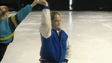 Hey, Torvill and Dean, remember the time I danced with you?