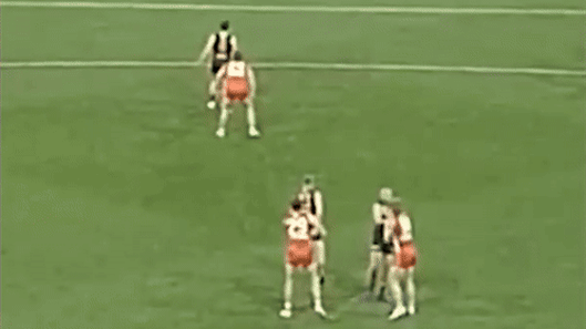 Toby Greene kicking back at Dane Rampe.