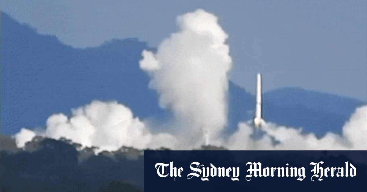 ‘It’s going, it’s ...’: Queensland rocket meets fiery end, exploding on launch