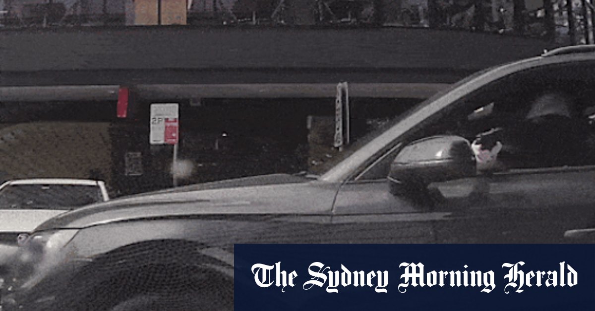 The spine-chilling moment a gunman opens fire on a Sydney street in broad daylight