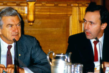 Bob Hawke’s relationship with Paul Keating was strained after Hawke  thwarted Keating’s wish to introduce a consumption tax at the 1985 tax summit.