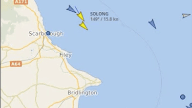 Police arrest captain of cargo ship over North Sea collision