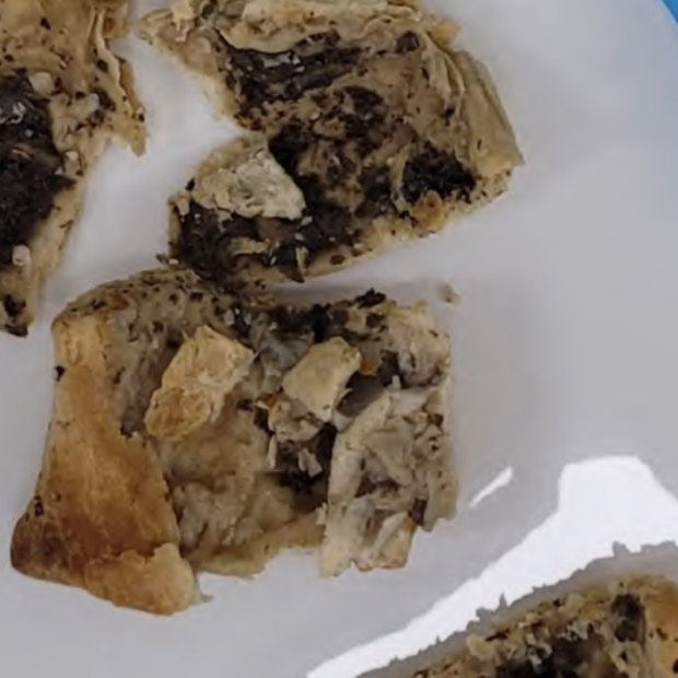 Leftovers of the fatal beef Wellington lunch served by Erin Patterson.