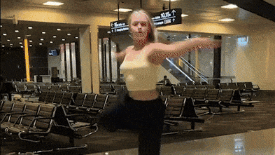The roller bag, the shoe and Celine Dion: How one man’s work trip started an airport dance trend