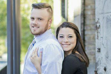Australian man Brenton Estorffe, pictured with his American wife Angeleanna, was shot dead in Texas during a home invasion, police said. 