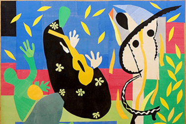 On its way to Sydney:  The Sorrows of the King by Henri Matisse (1952).