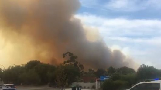 Raging bushfire threatens lives and homes in Edgewater. 