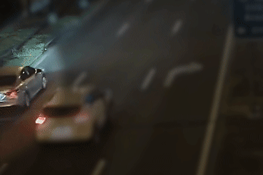 Police are asking the driver of the Camry pictured to come forward.