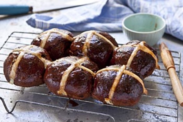 Karen Martini's hot cross buns.