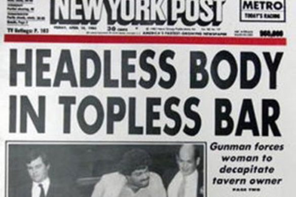 This New York Post splash is tabloid gold.